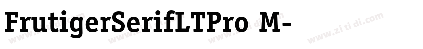 FrutigerSerifLTPro M字体转换